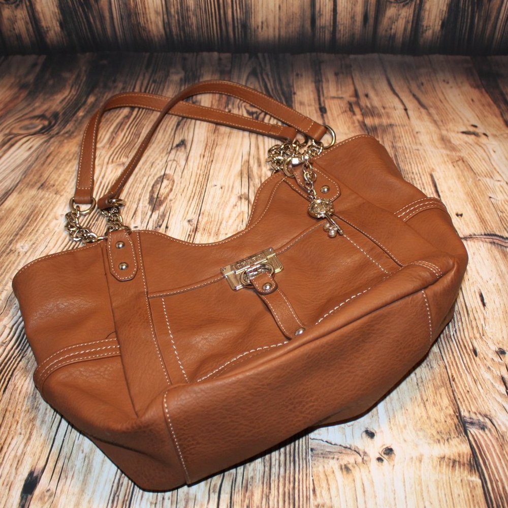 Large Tan Chaps by Ralph Lauren Hobo Shoulder Bag